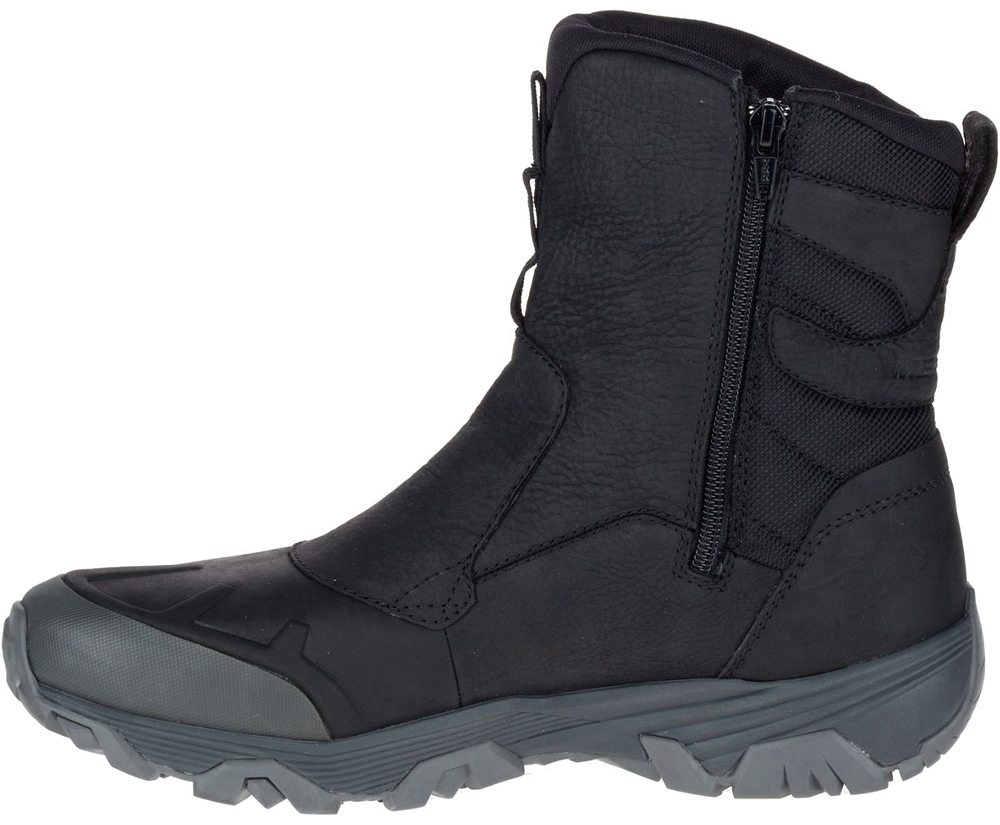 Botas Homem - Merrell Coldpack Ice+ 8\" Zip Polar Waterproof - Pretas - ZQU063948
